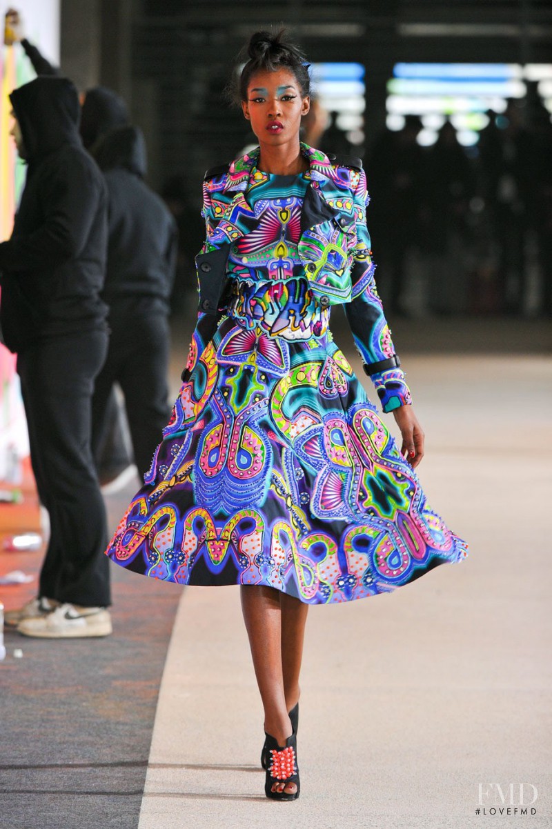 Devanie Gobir featured in  the Manish Arora fashion show for Autumn/Winter 2012