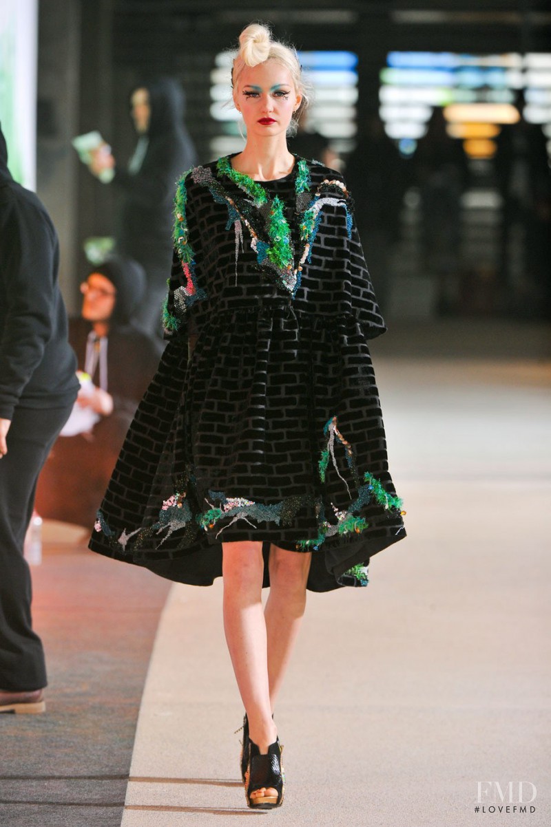Isabella Lindblom featured in  the Manish Arora fashion show for Autumn/Winter 2012