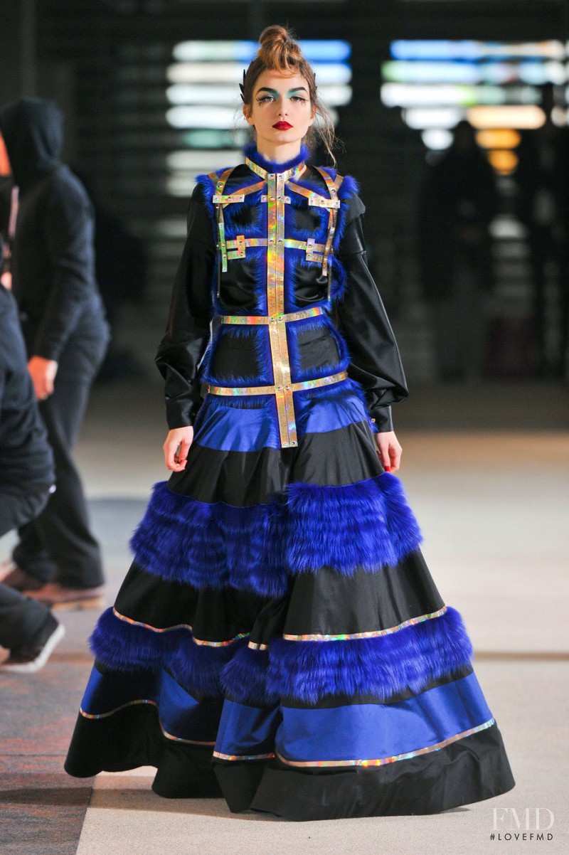 Andreea Diaconu featured in  the Manish Arora fashion show for Autumn/Winter 2012