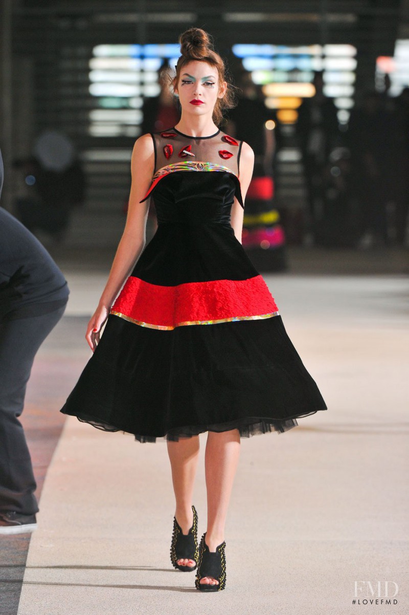 Heidi Mount featured in  the Manish Arora fashion show for Autumn/Winter 2012