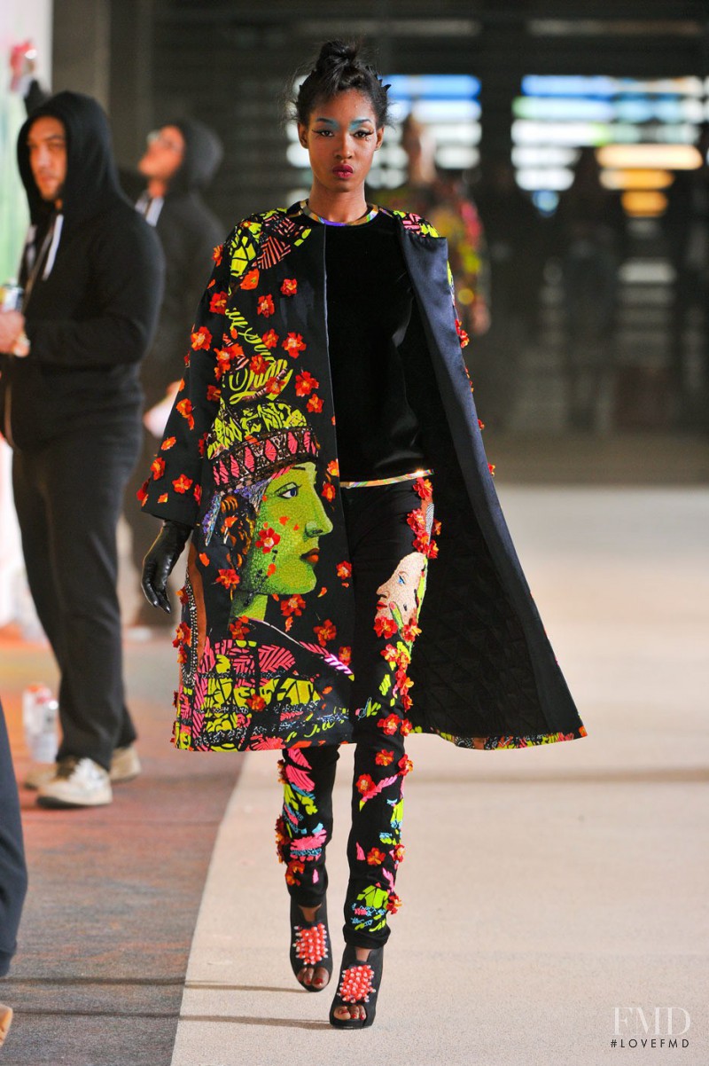 Devanie Gobir featured in  the Manish Arora fashion show for Autumn/Winter 2012