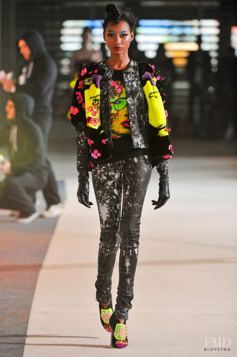 Shena Moulton featured in  the Manish Arora fashion show for Autumn/Winter 2012