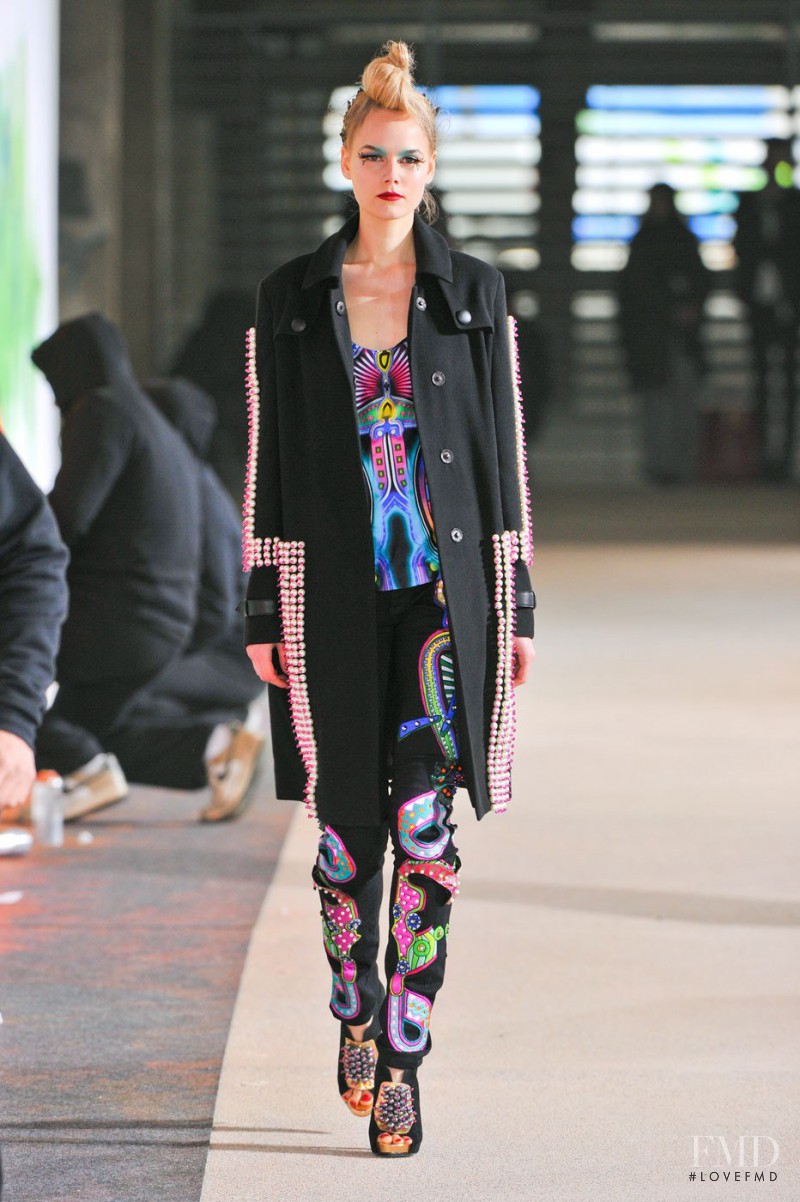 Josefine Nielsen featured in  the Manish Arora fashion show for Autumn/Winter 2012