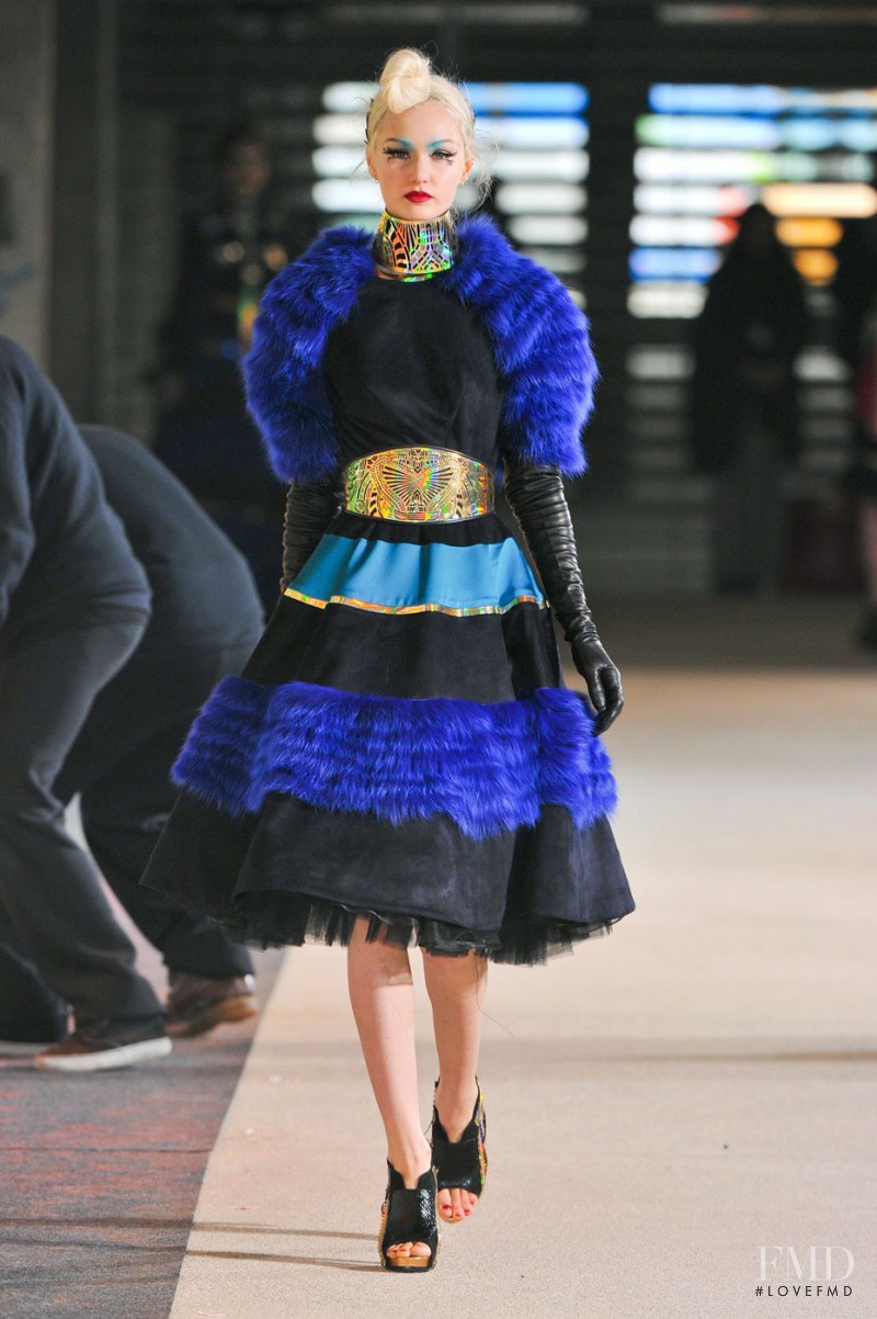 Isabella Lindblom featured in  the Manish Arora fashion show for Autumn/Winter 2012