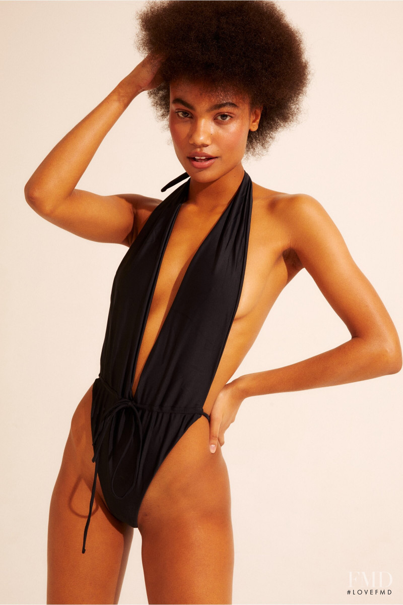 Ange-Marie Moutambou featured in  the Inamorata Woman catalogue for Summer 2020