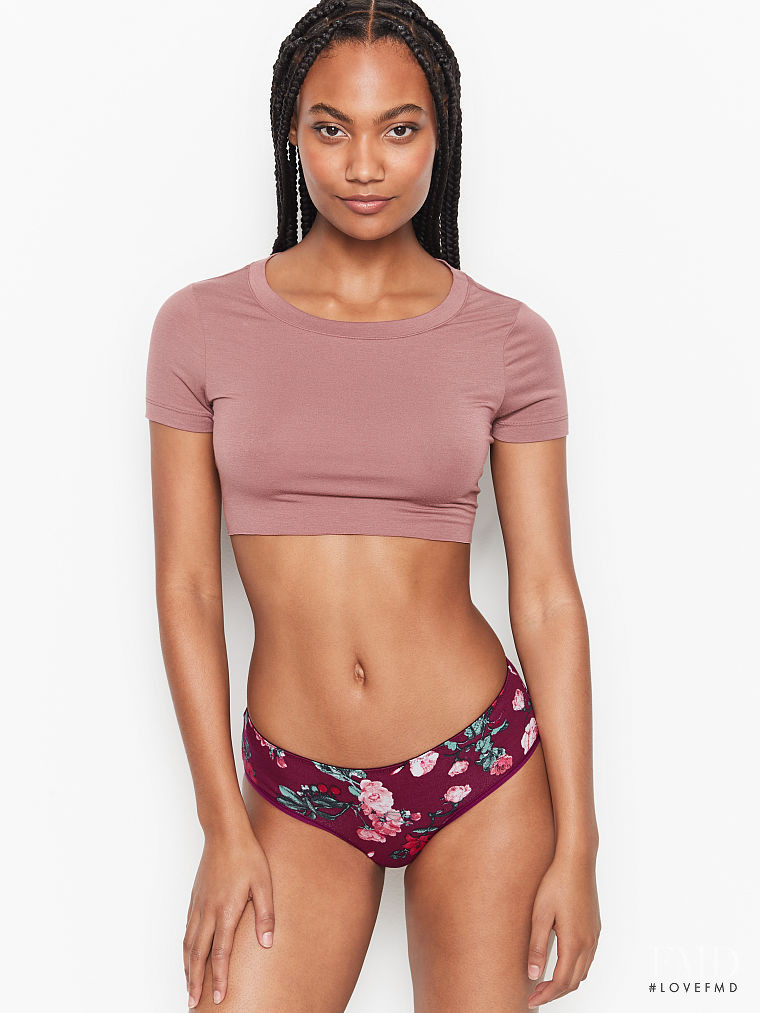 Ange-Marie Moutambou featured in  the Victoria\'s Secret catalogue for Winter 2020