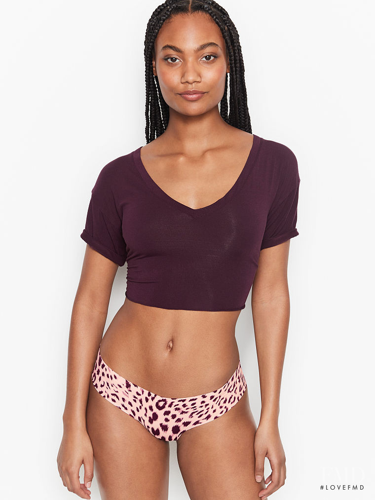 Ange-Marie Moutambou featured in  the Victoria\'s Secret catalogue for Winter 2020