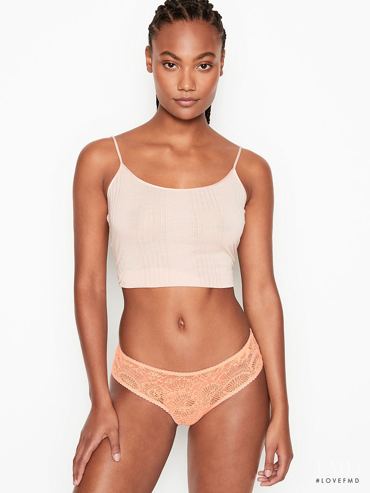 Ange-Marie Moutambou featured in  the Victoria\'s Secret catalogue for Spring/Summer 2021