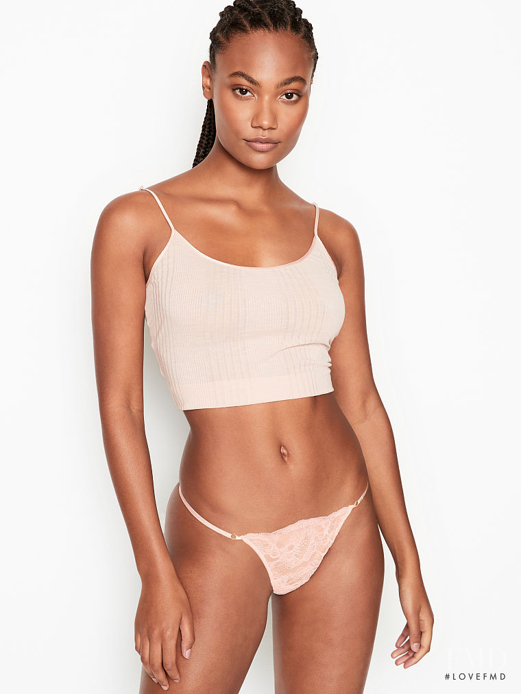 Ange-Marie Moutambou featured in  the Victoria\'s Secret catalogue for Spring/Summer 2021