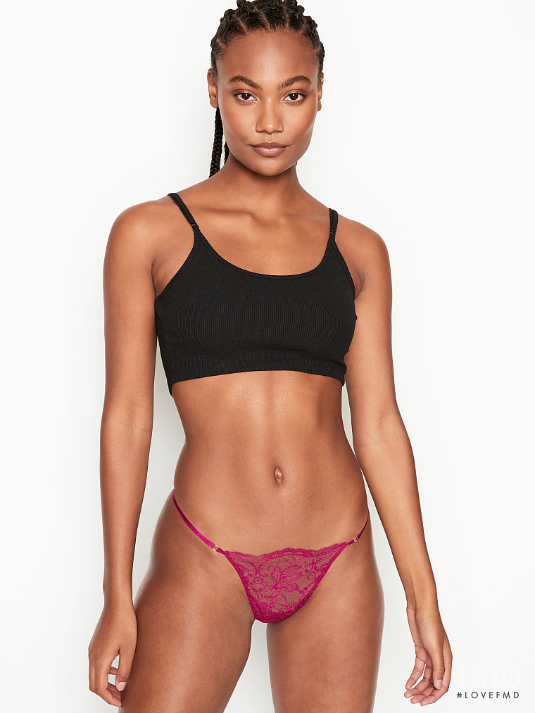 Ange-Marie Moutambou featured in  the Victoria\'s Secret catalogue for Spring/Summer 2021