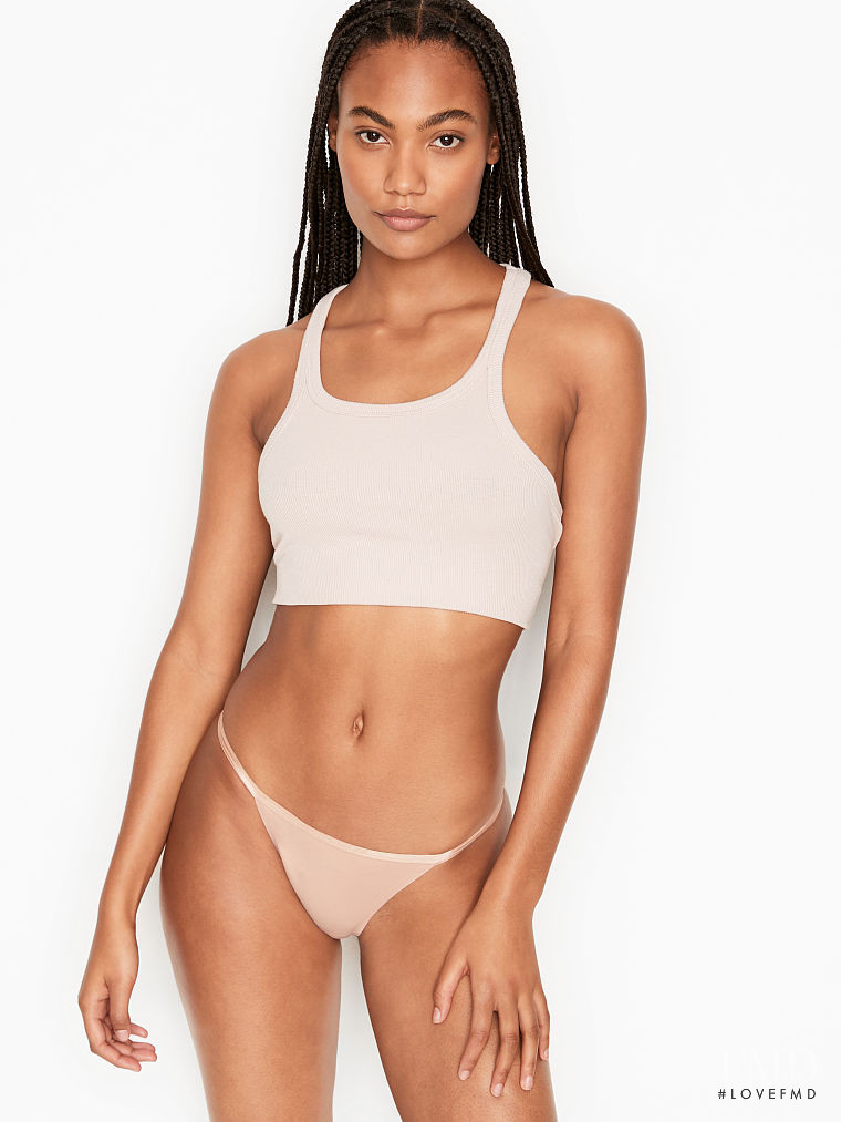 Ange-Marie Moutambou featured in  the Victoria\'s Secret catalogue for Spring/Summer 2021