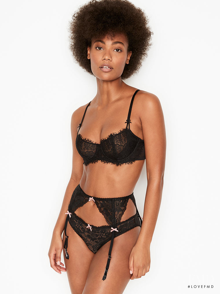 Ange-Marie Moutambou featured in  the Victoria\'s Secret catalogue for Spring/Summer 2021