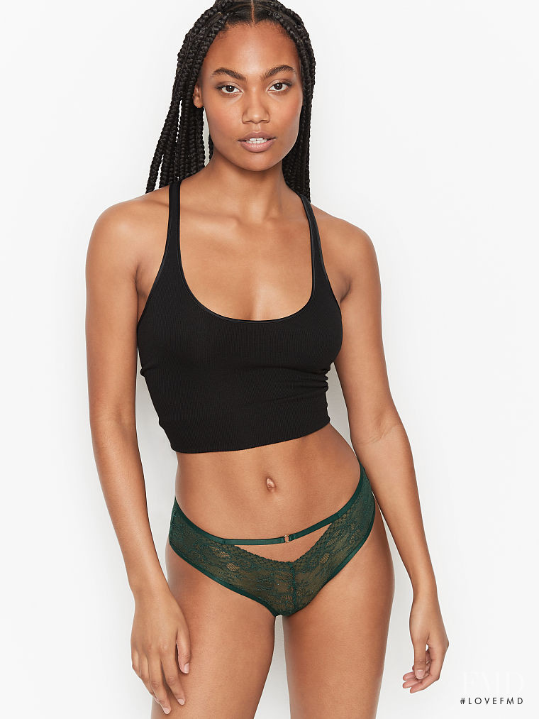 Ange-Marie Moutambou featured in  the Victoria\'s Secret catalogue for Spring/Summer 2021