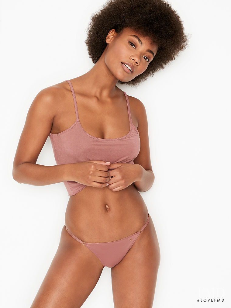 Ange-Marie Moutambou featured in  the Victoria\'s Secret catalogue for Spring/Summer 2021