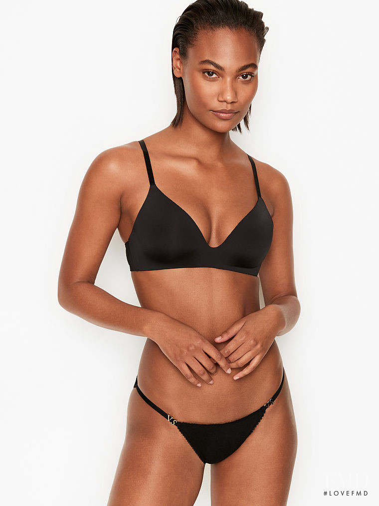 Ange-Marie Moutambou featured in  the Victoria\'s Secret catalogue for Spring/Summer 2021