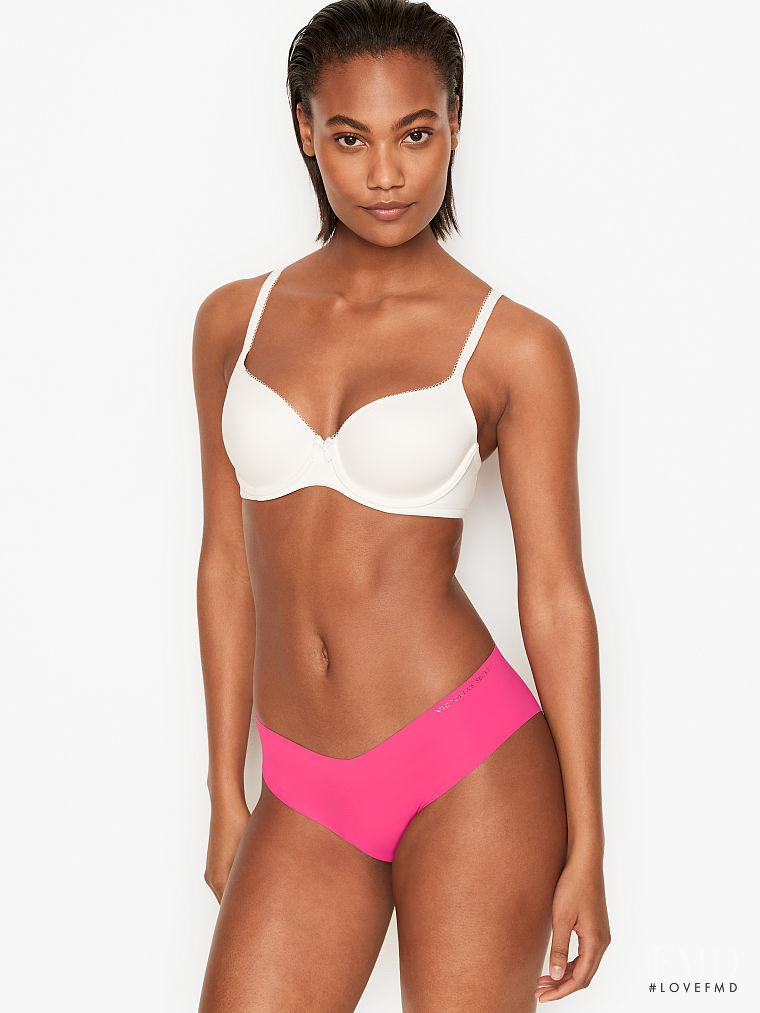 Ange-Marie Moutambou featured in  the Victoria\'s Secret catalogue for Spring/Summer 2021