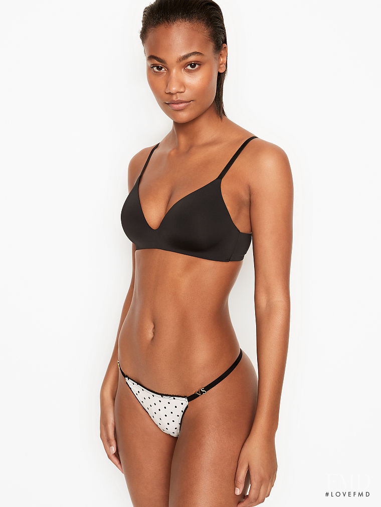 Ange-Marie Moutambou featured in  the Victoria\'s Secret catalogue for Spring/Summer 2021