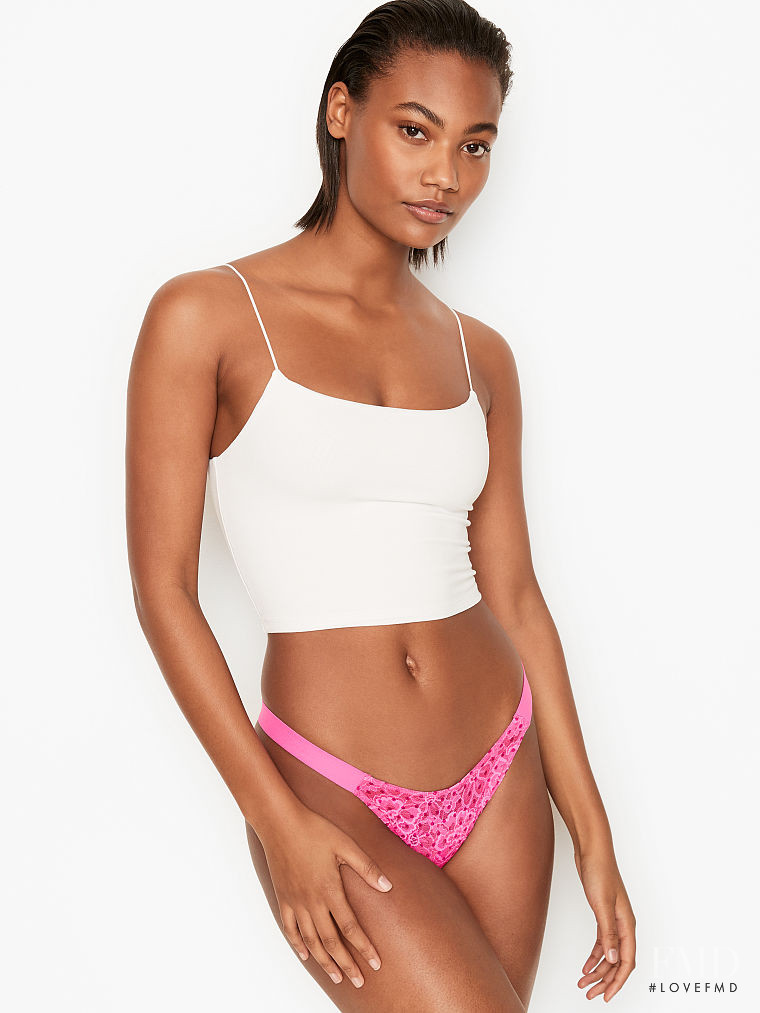 Ange-Marie Moutambou featured in  the Victoria\'s Secret catalogue for Spring/Summer 2021