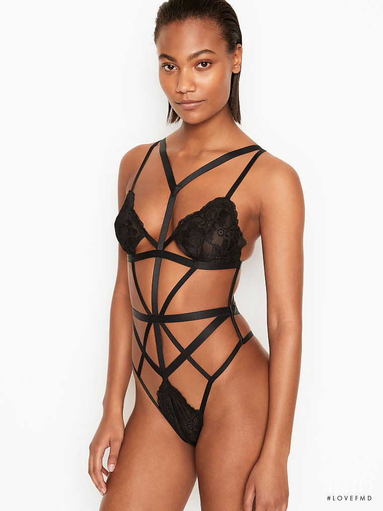 Ange-Marie Moutambou featured in  the Victoria\'s Secret catalogue for Spring/Summer 2021