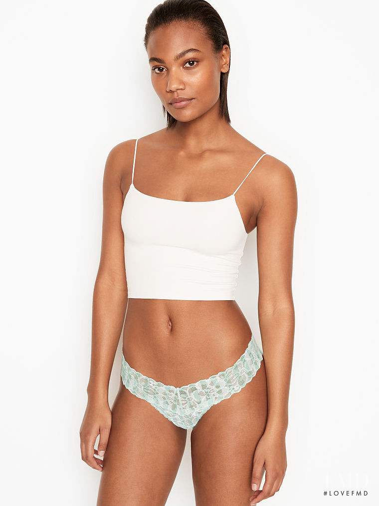 Ange-Marie Moutambou featured in  the Victoria\'s Secret catalogue for Spring/Summer 2021