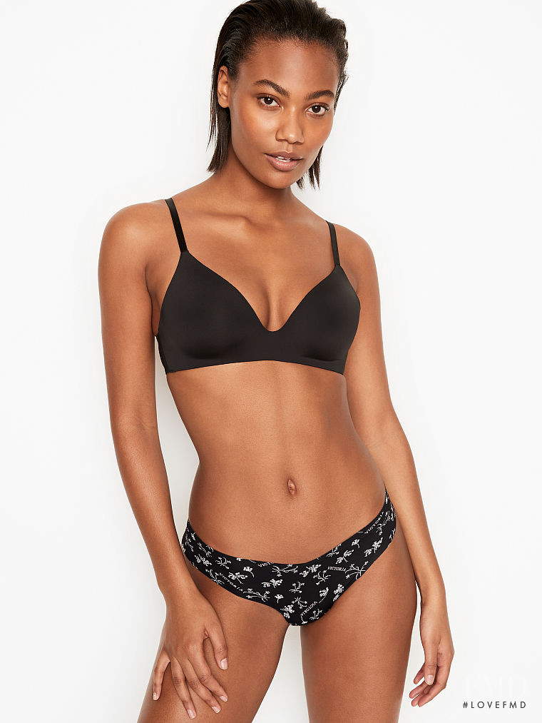 Ange-Marie Moutambou featured in  the Victoria\'s Secret catalogue for Spring/Summer 2021