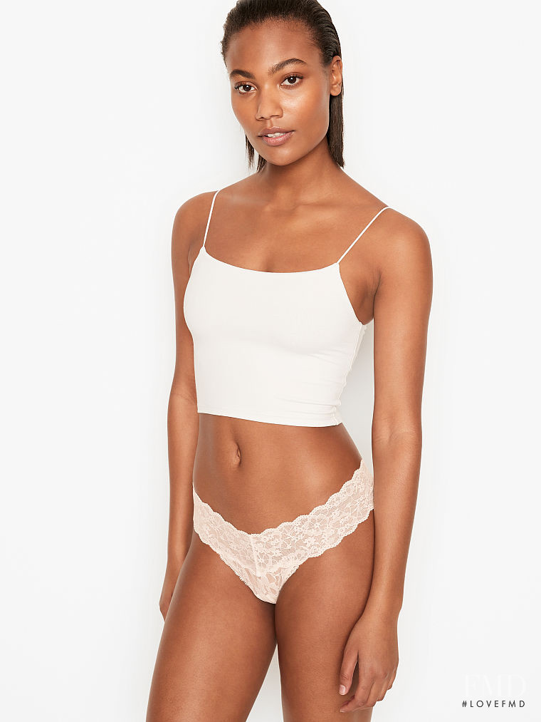 Ange-Marie Moutambou featured in  the Victoria\'s Secret catalogue for Spring/Summer 2021