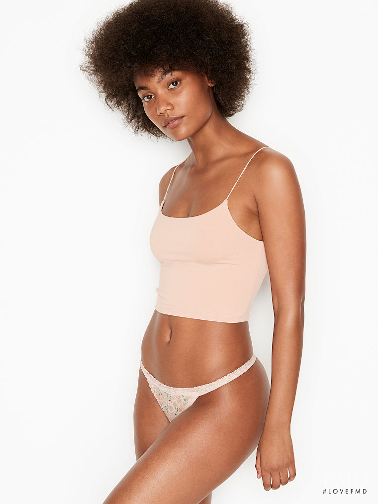 Ange-Marie Moutambou featured in  the Victoria\'s Secret catalogue for Spring/Summer 2021