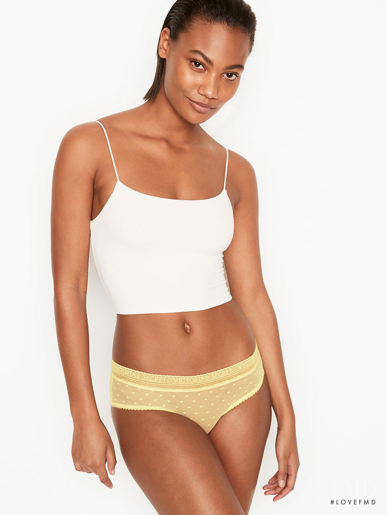 Ange-Marie Moutambou featured in  the Victoria\'s Secret catalogue for Spring/Summer 2021