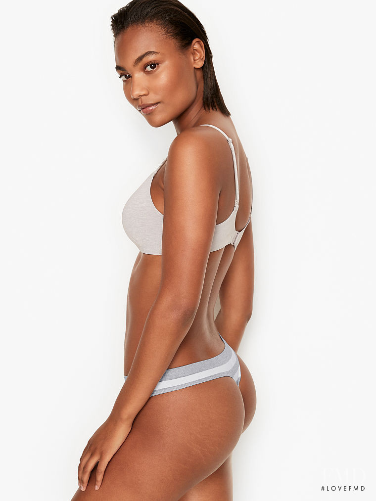 Ange-Marie Moutambou featured in  the Victoria\'s Secret catalogue for Spring/Summer 2021