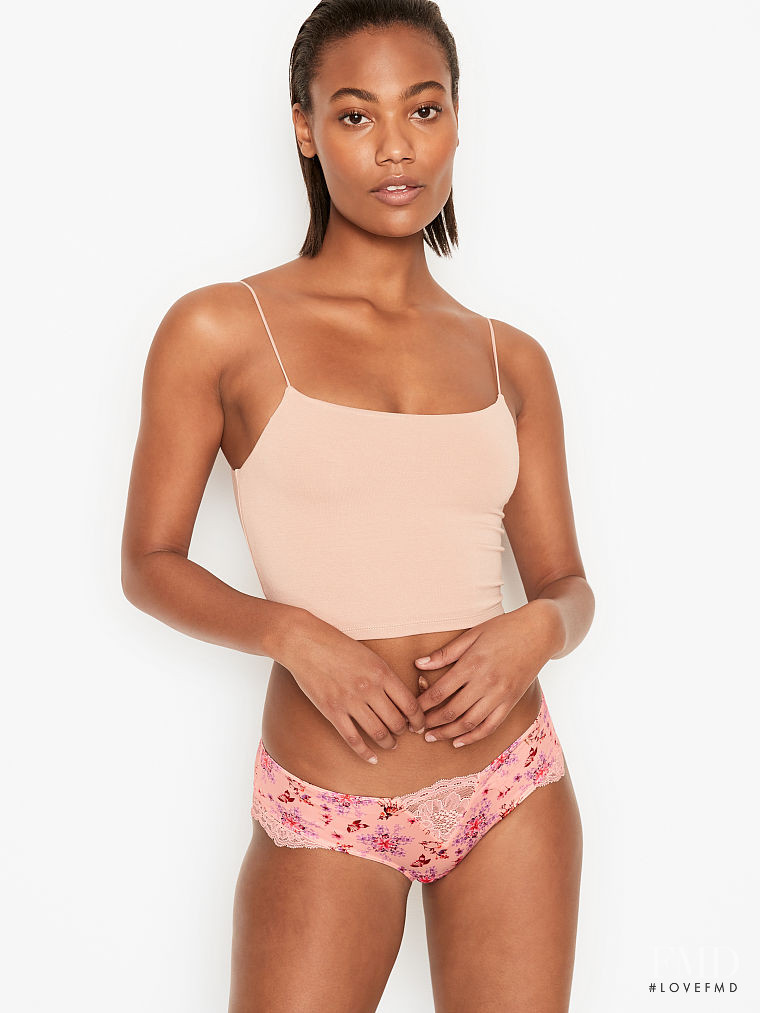 Ange-Marie Moutambou featured in  the Victoria\'s Secret catalogue for Spring/Summer 2021