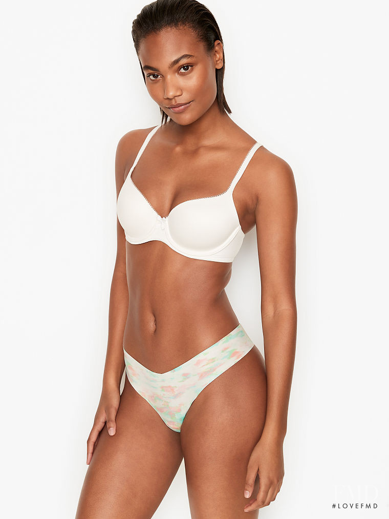 Ange-Marie Moutambou featured in  the Victoria\'s Secret catalogue for Spring/Summer 2021