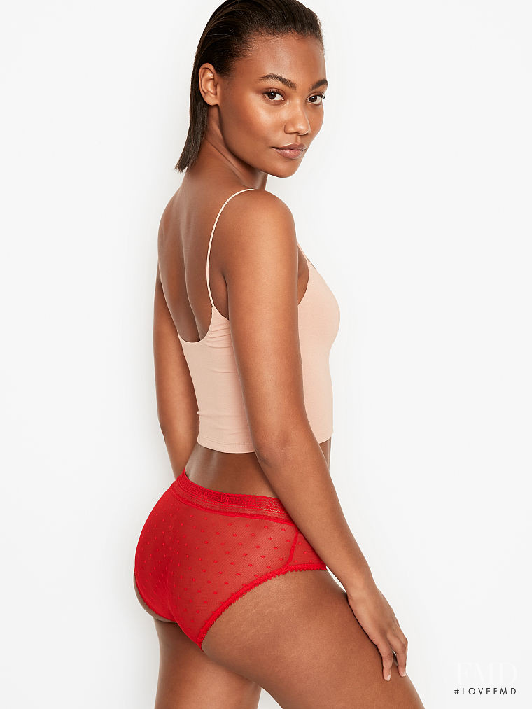 Ange-Marie Moutambou featured in  the Victoria\'s Secret catalogue for Spring/Summer 2021