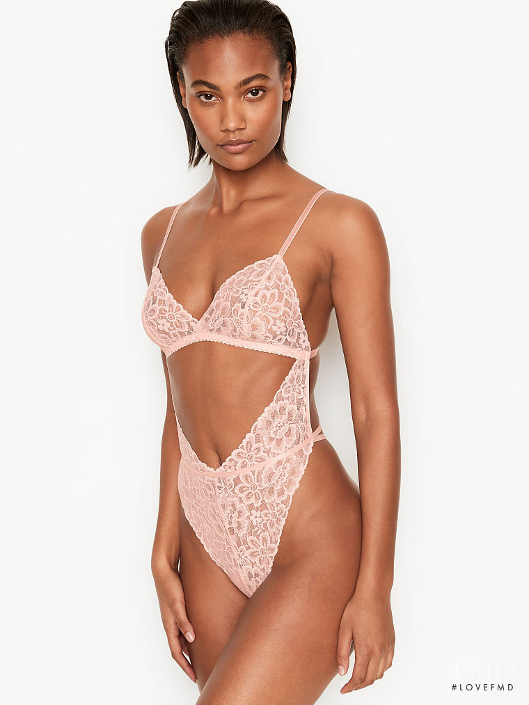 Ange-Marie Moutambou featured in  the Victoria\'s Secret catalogue for Spring/Summer 2021