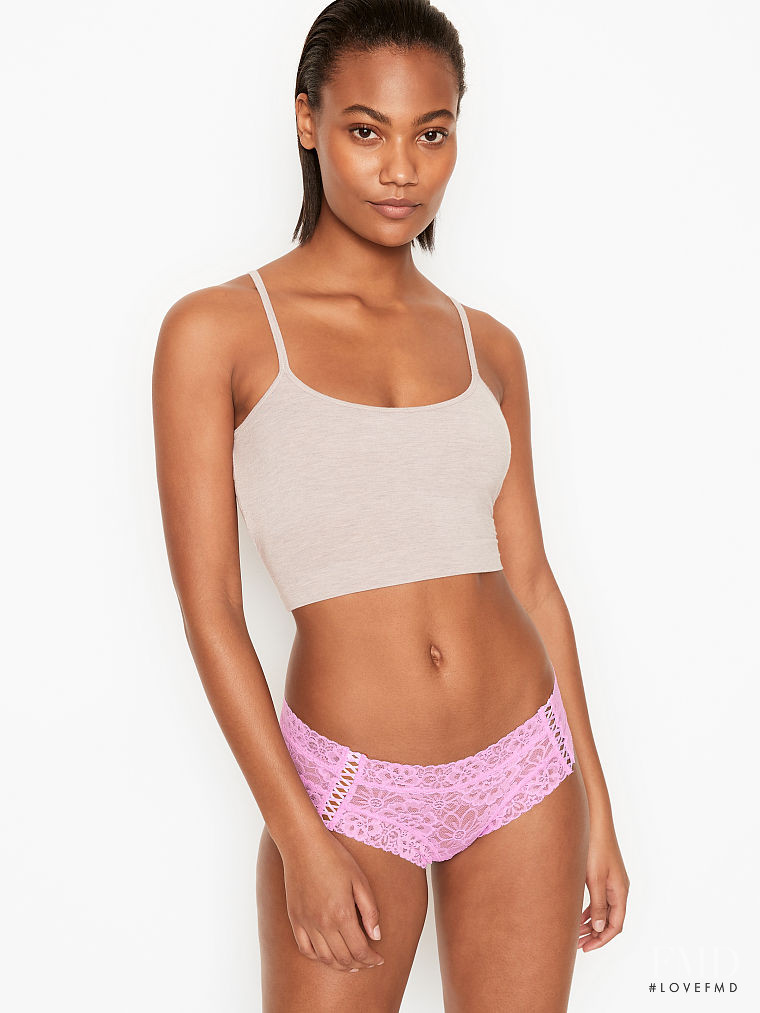 Ange-Marie Moutambou featured in  the Victoria\'s Secret catalogue for Spring/Summer 2021