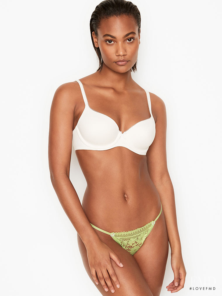 Ange-Marie Moutambou featured in  the Victoria\'s Secret catalogue for Spring/Summer 2021