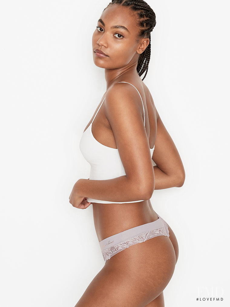 Ange-Marie Moutambou featured in  the Victoria\'s Secret catalogue for Spring/Summer 2021