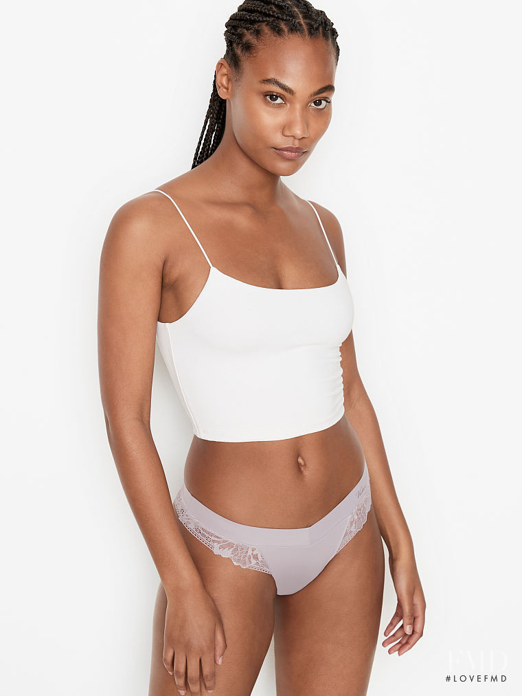 Ange-Marie Moutambou featured in  the Victoria\'s Secret catalogue for Spring/Summer 2021