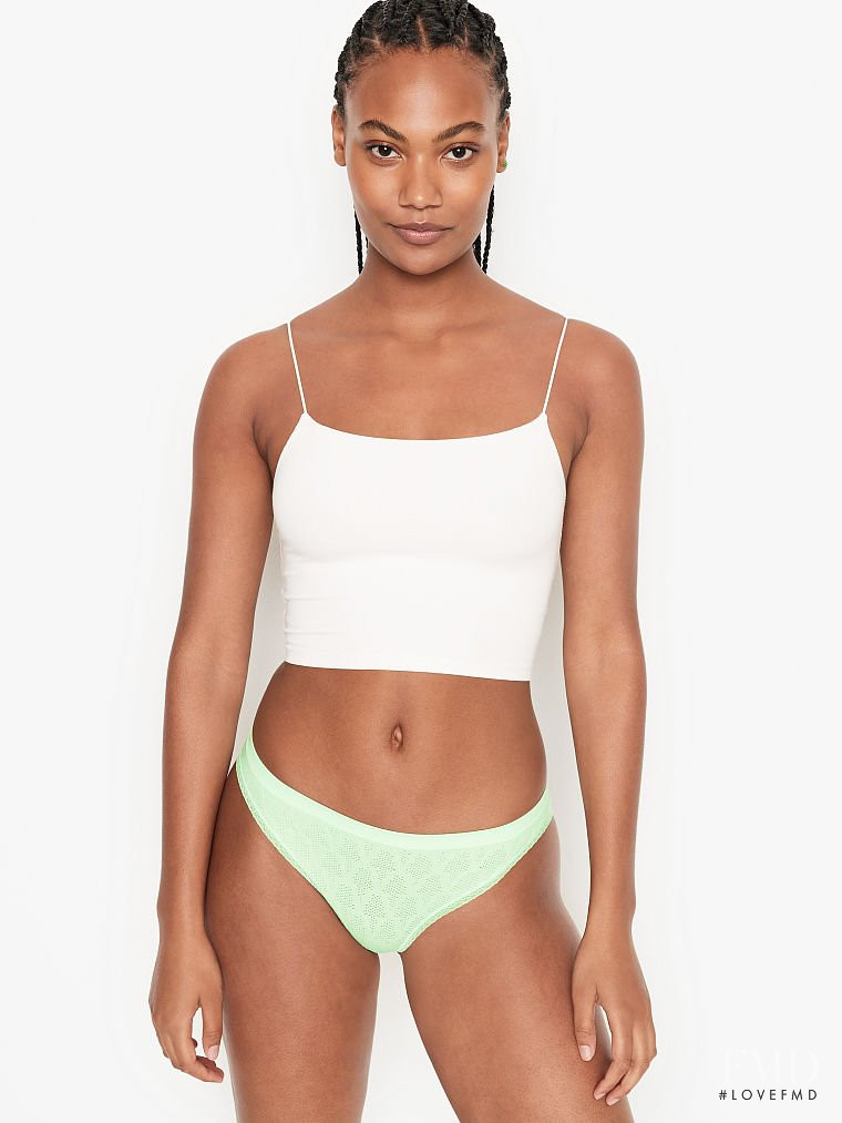 Ange-Marie Moutambou featured in  the Victoria\'s Secret catalogue for Spring/Summer 2021