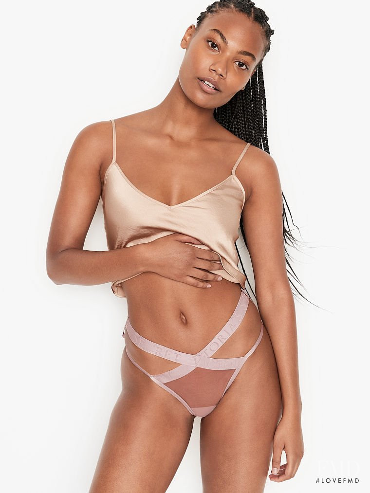 Ange-Marie Moutambou featured in  the Victoria\'s Secret catalogue for Spring/Summer 2021