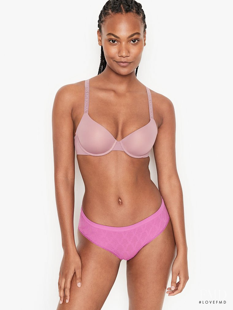 Ange-Marie Moutambou featured in  the Victoria\'s Secret catalogue for Spring/Summer 2021