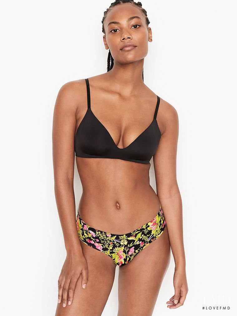 Ange-Marie Moutambou featured in  the Victoria\'s Secret catalogue for Spring/Summer 2021