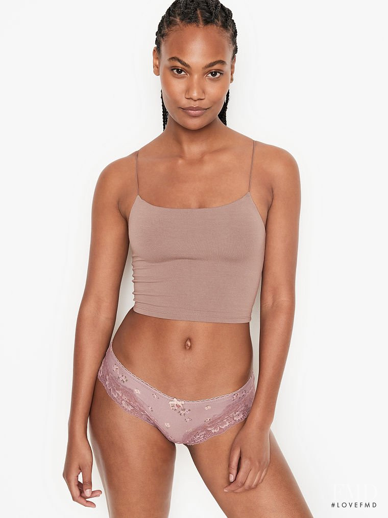 Ange-Marie Moutambou featured in  the Victoria\'s Secret catalogue for Spring/Summer 2021