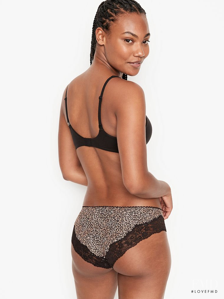 Ange-Marie Moutambou featured in  the Victoria\'s Secret catalogue for Spring/Summer 2021