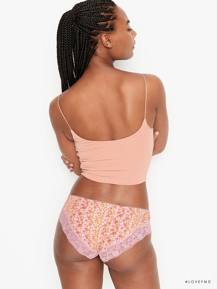 Ange-Marie Moutambou featured in  the Victoria\'s Secret catalogue for Spring/Summer 2021