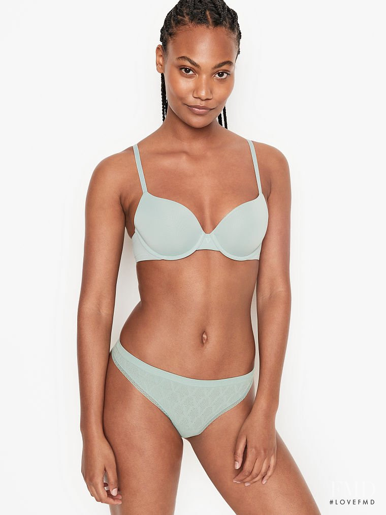 Ange-Marie Moutambou featured in  the Victoria\'s Secret catalogue for Spring/Summer 2021