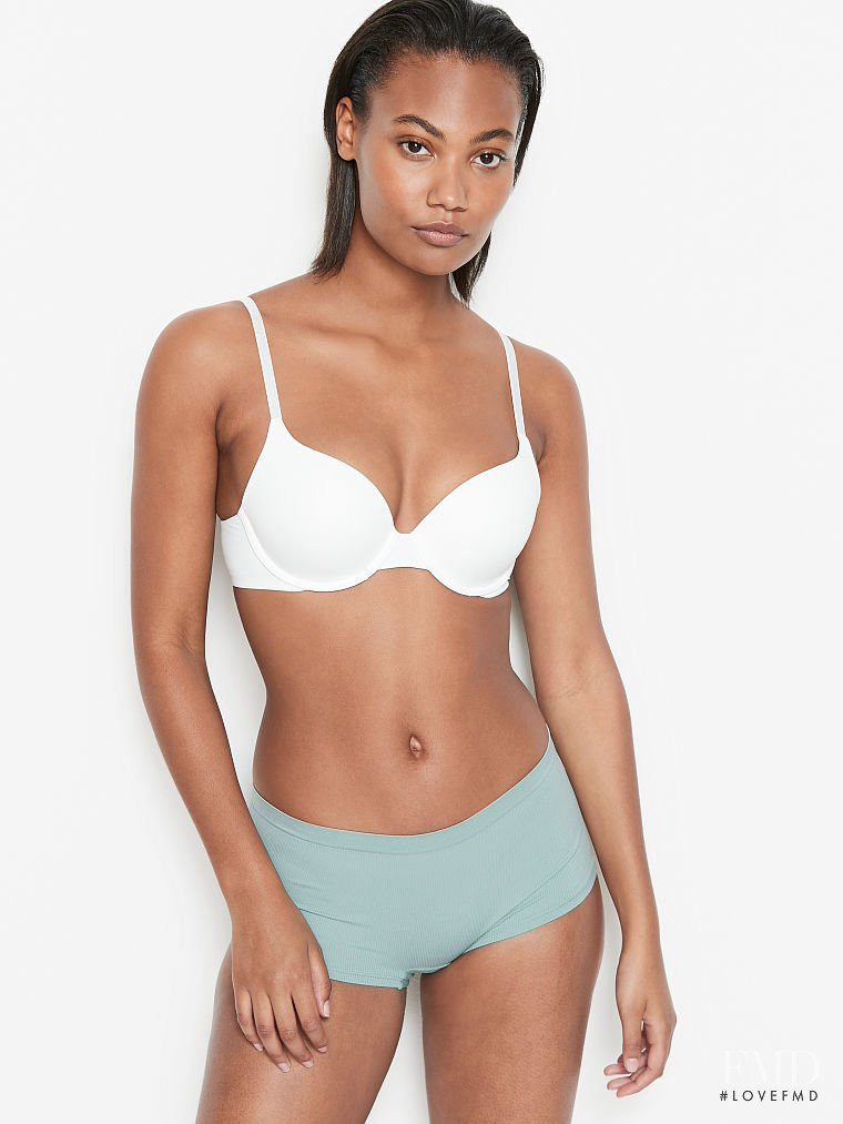 Ange-Marie Moutambou featured in  the Victoria\'s Secret catalogue for Spring/Summer 2021