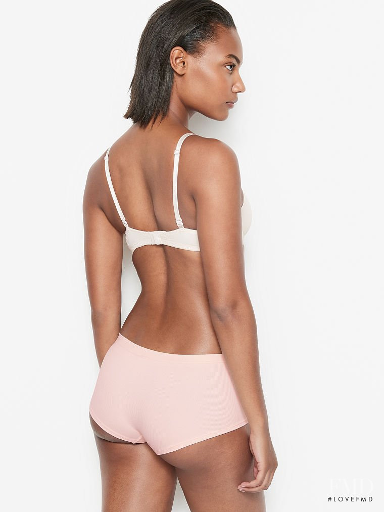 Ange-Marie Moutambou featured in  the Victoria\'s Secret catalogue for Spring/Summer 2021