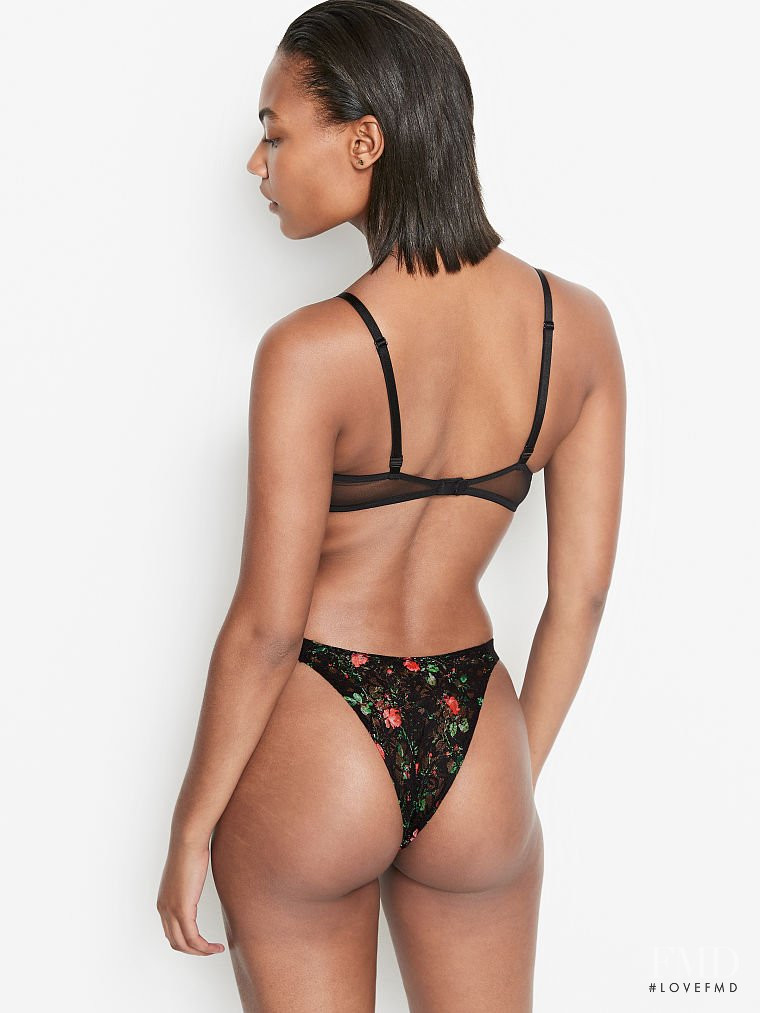 Ange-Marie Moutambou featured in  the Victoria\'s Secret catalogue for Spring/Summer 2021