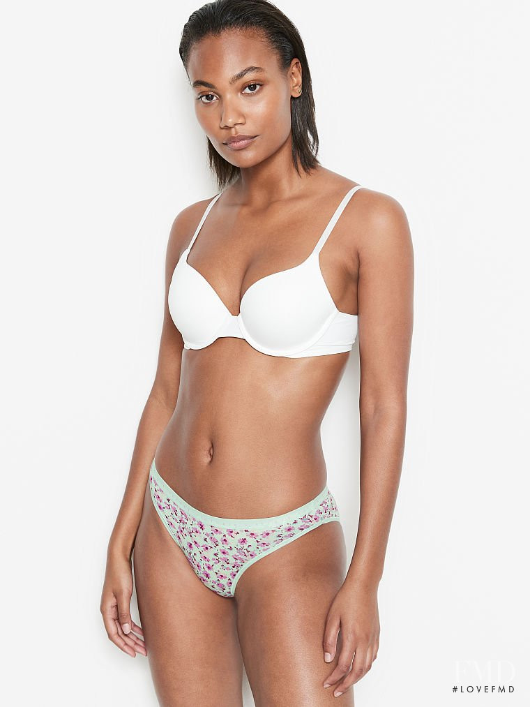 Ange-Marie Moutambou featured in  the Victoria\'s Secret catalogue for Spring/Summer 2021