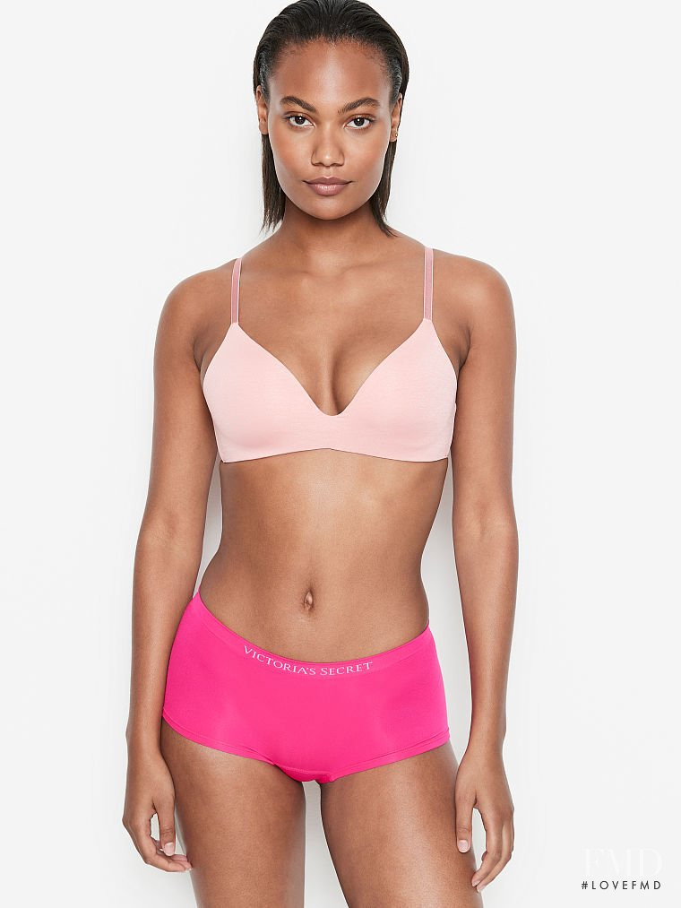 Ange-Marie Moutambou featured in  the Victoria\'s Secret catalogue for Spring/Summer 2021